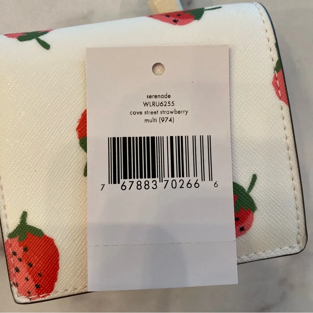 KATE SPADE Cove Street Strawberry Serenade Small Wallet
